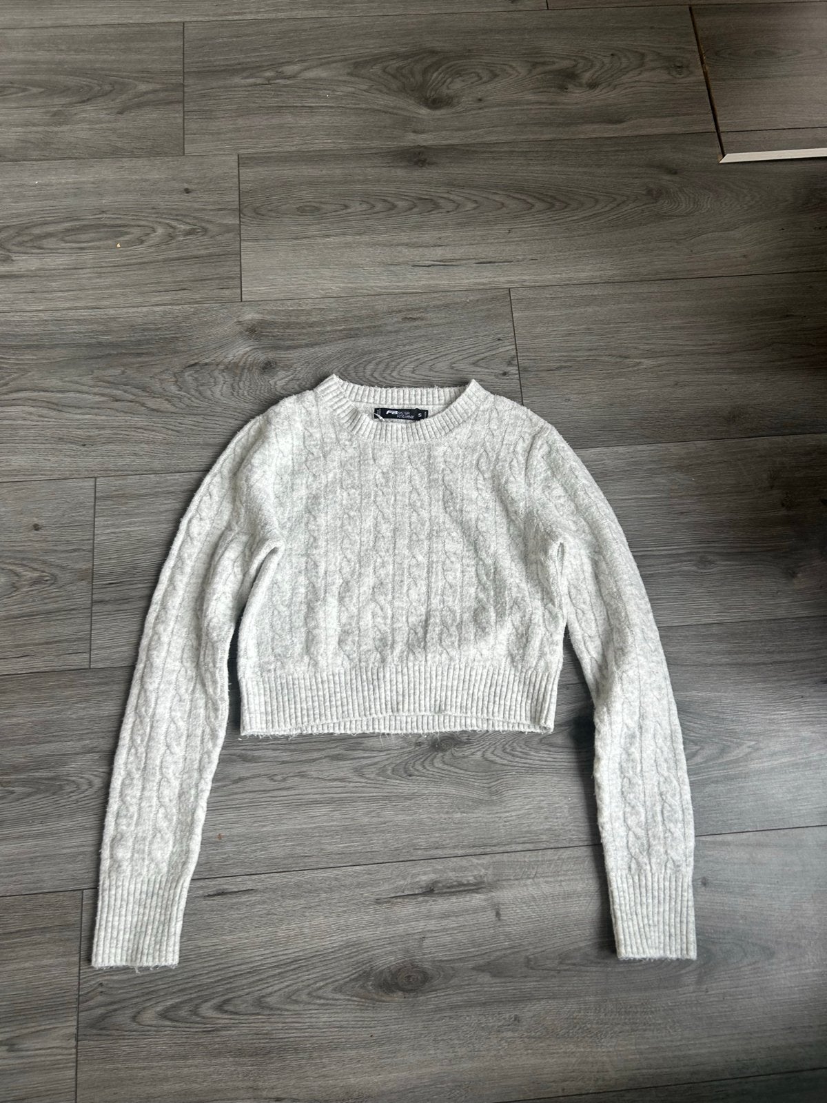 FB Sister Gebreide Trui Maat S, Kleding | Dames, Ophalen of Verzenden, Gedragen, Maat 36 (S), Grijs