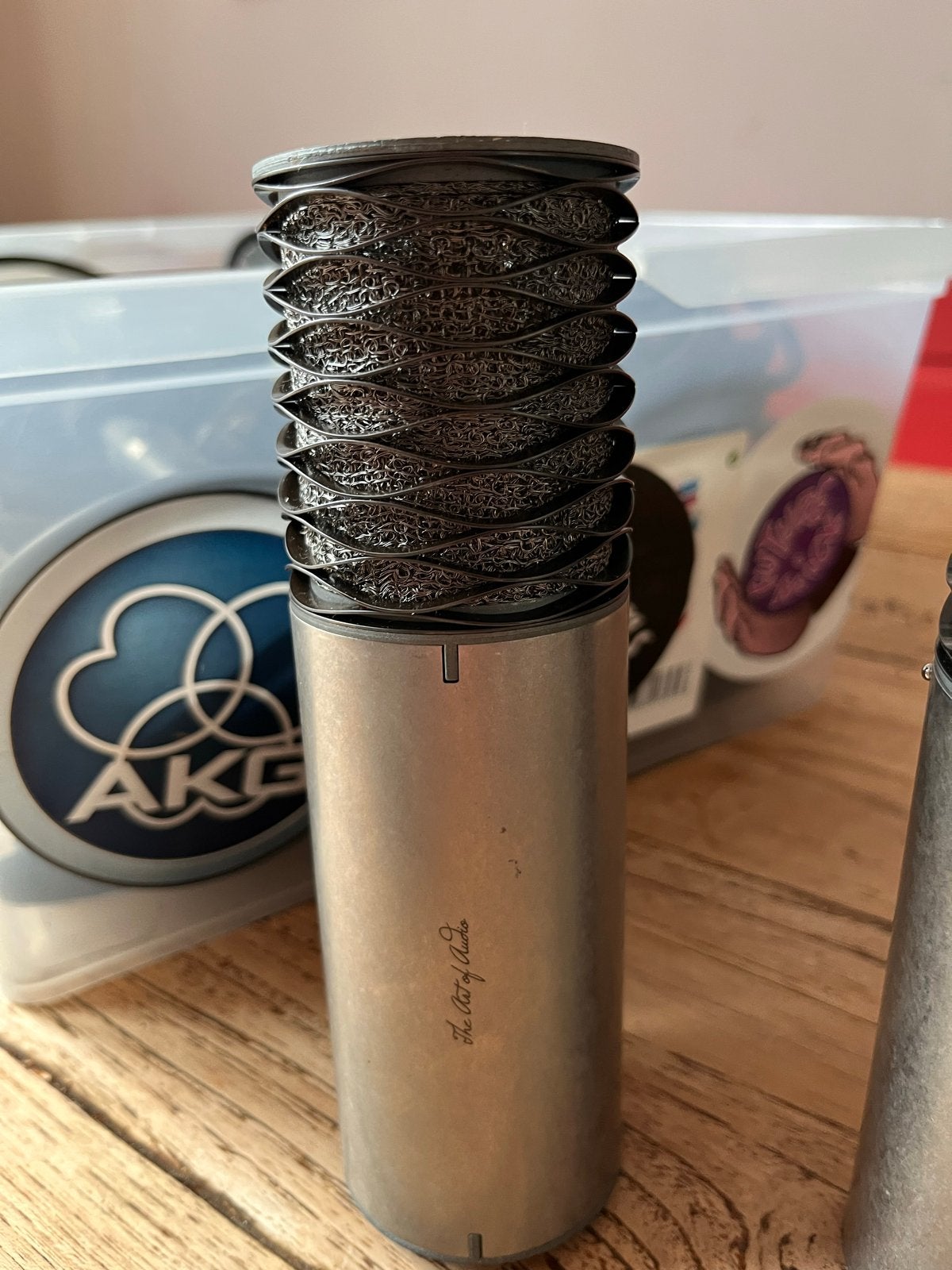 2x Aston Spirit condensator microfoons, Ophalen, Zo goed als nieuw, Studiomicrofoon