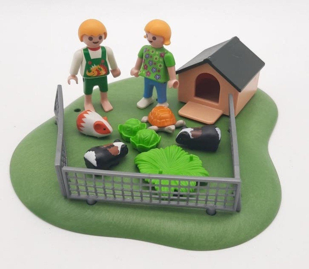 Playmobil 3210 Kinderen met cavia's en schildpad, Ophalen of Verzenden, Gebruikt, Complete set