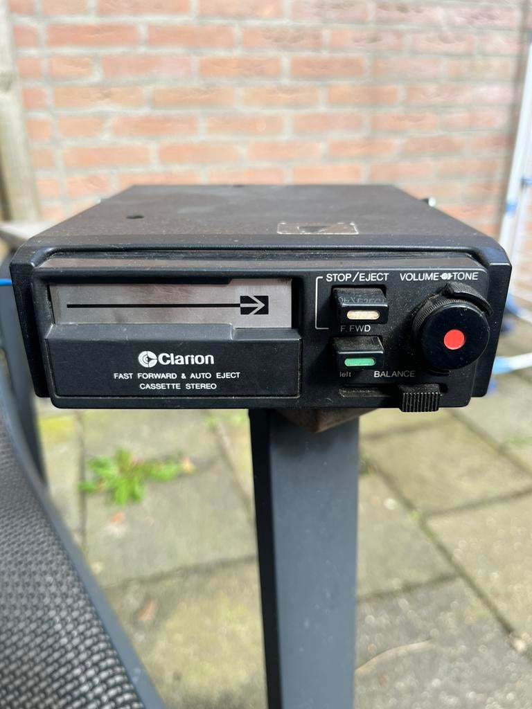 Clarion Cassetespeler Vintage/Classic Oldtimer, Ophalen of Verzenden, Gebruikt