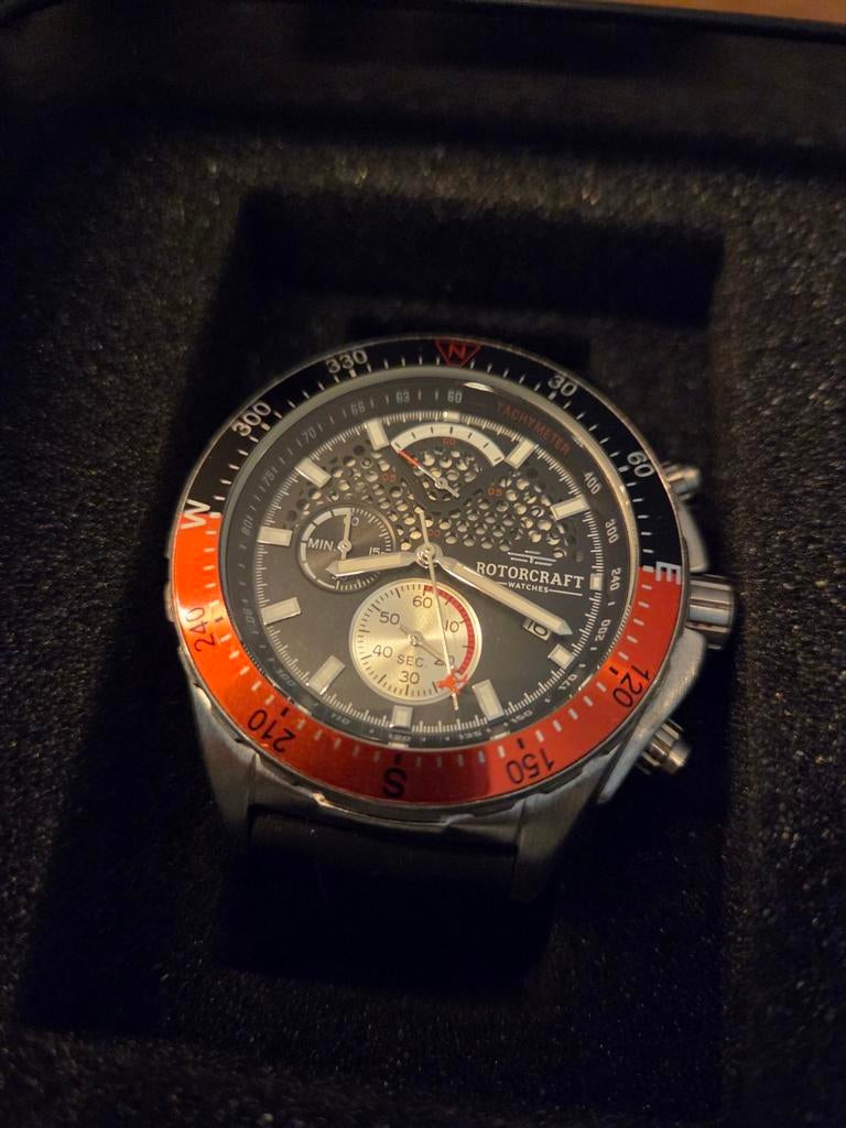 Rotorcraft Track RC4302 Horloge, Overige merken, Staal, Polshorloge, Kunststof