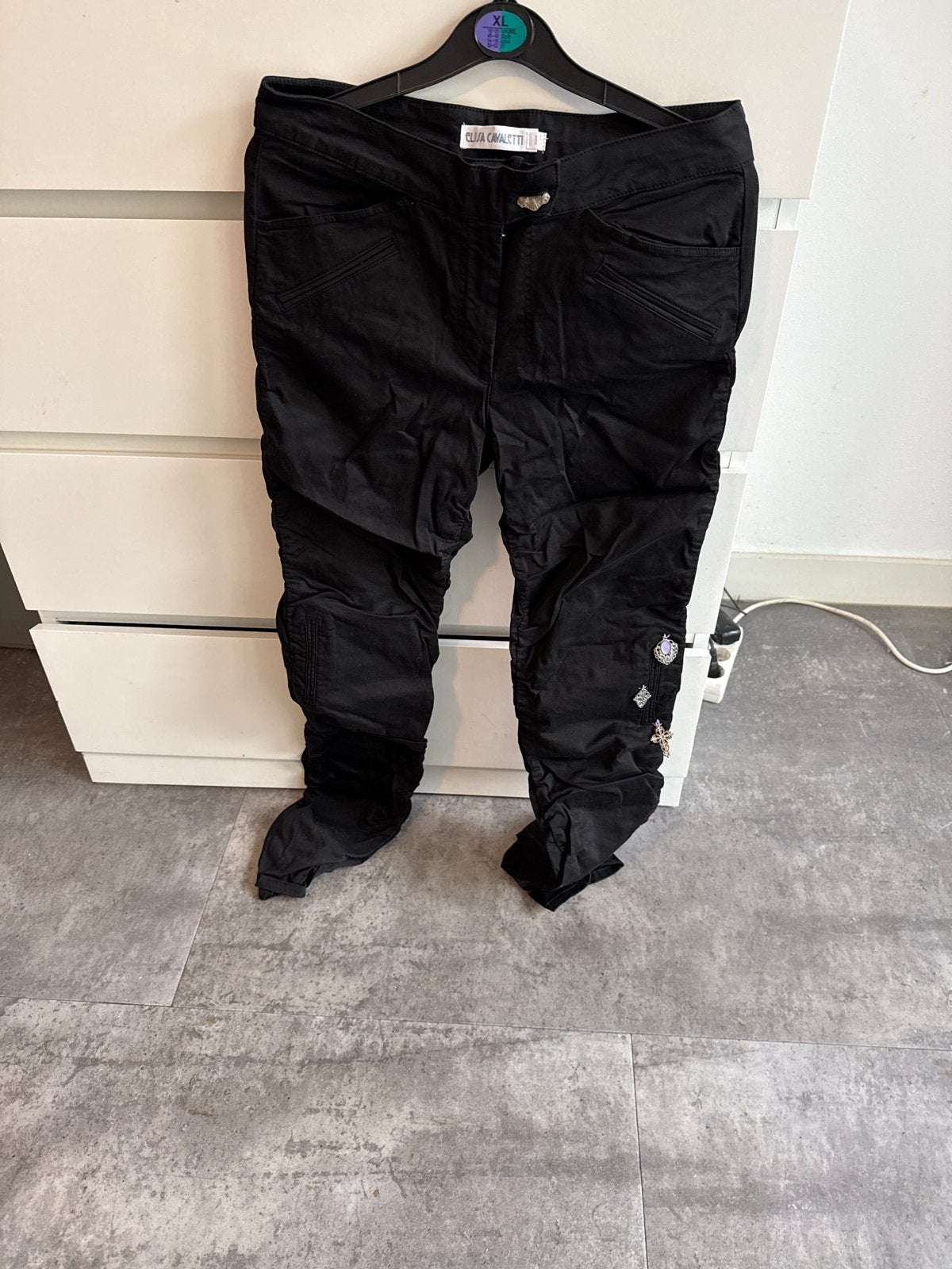 Elisa Cavaletti broek maat 30 - Nieuw, Ophalen of Verzenden, Nieuw, Maat 38/40 (M), Zwart