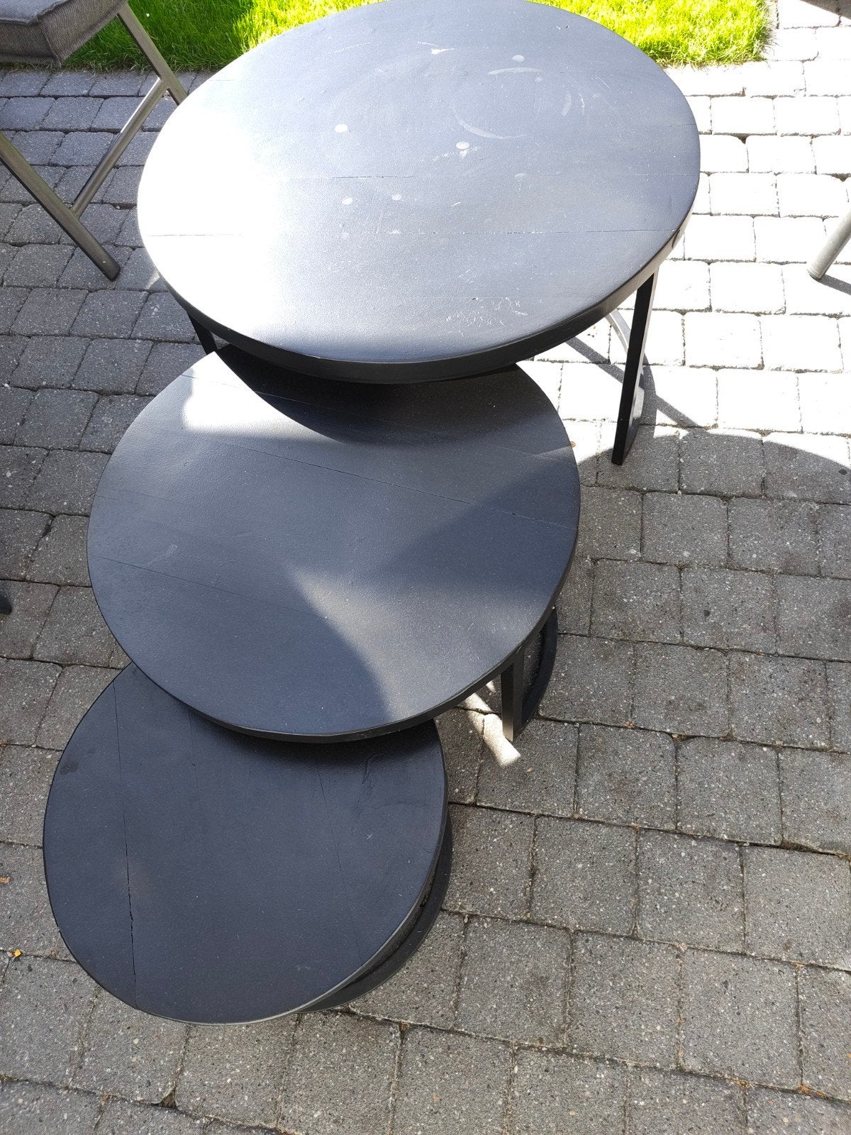3 tafels. wel likje verf nodig, Ophalen, Gebruikt, 75 cm of meer, 60 cm of meer