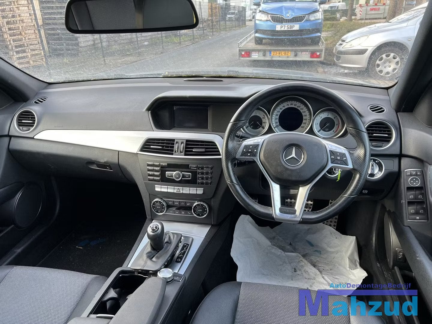 C W204 S204 radio stuur kachel paneel pook rooster scherm da, Auto-onderdelen, Dashboard en Schakelaars, Gebruikt, Mercedes-Benz AG
