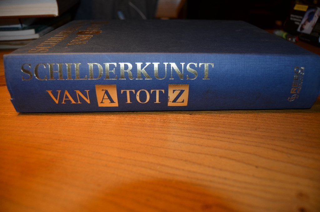 Schilderkunst van A tot Z groot zwaar boek 768 pag, Ophalen of Verzenden, Gelezen, Schilder- en Tekenkunst