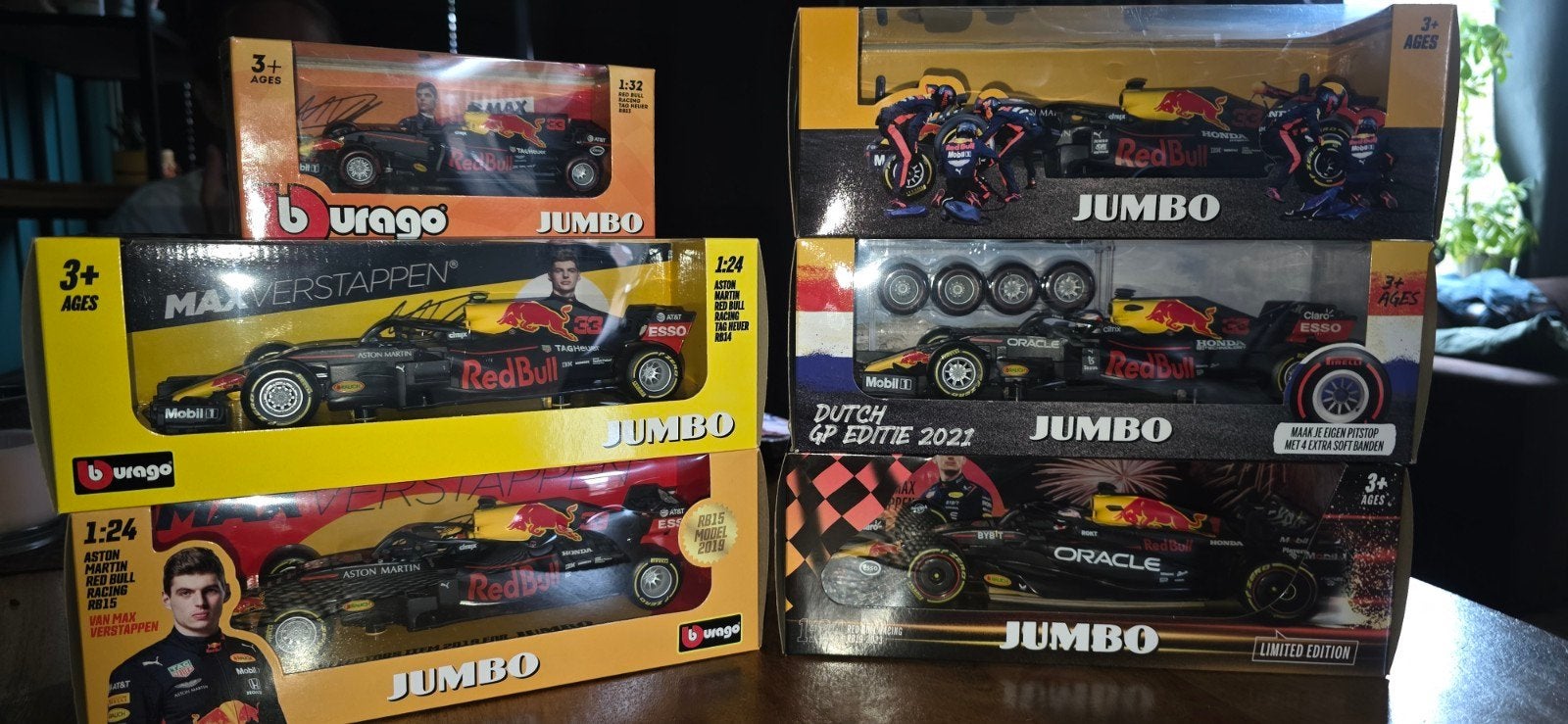 max verstappen auto's, Ophalen of Verzenden, Nieuw, Bburago