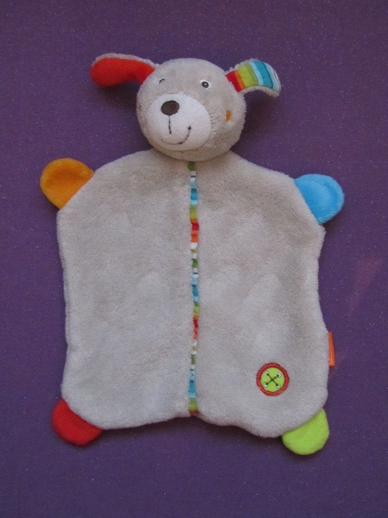 BRENDON Knuffeldoekje HOND. 30 CM **Nieuw**, Overige merken, Grijs, Nieuw, Met label