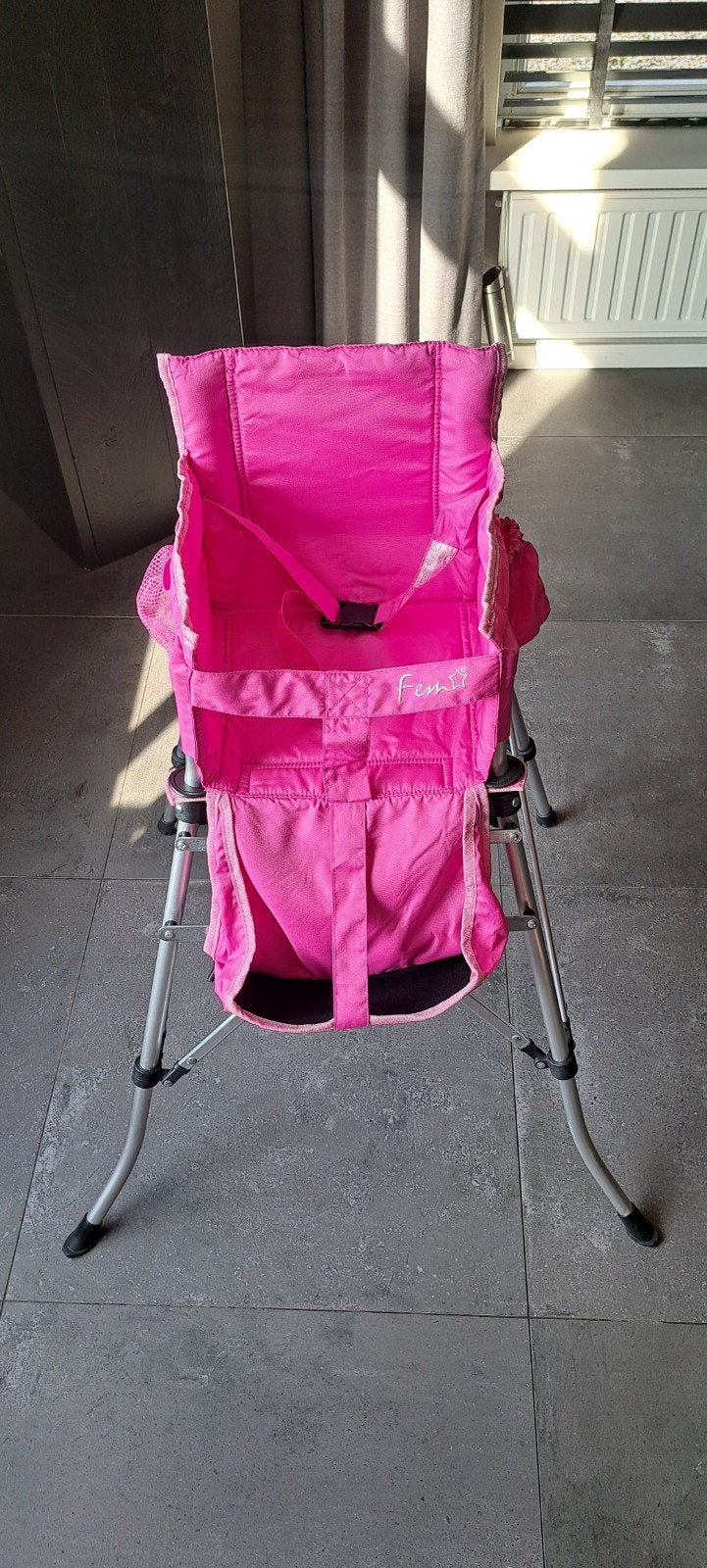 Fem inklapbare kinderstoel - Zo goed als nieuw, Kinderen en Baby's, Ophalen of Verzenden, Zo goed als nieuw, Inklapstoel, Gordel(s)