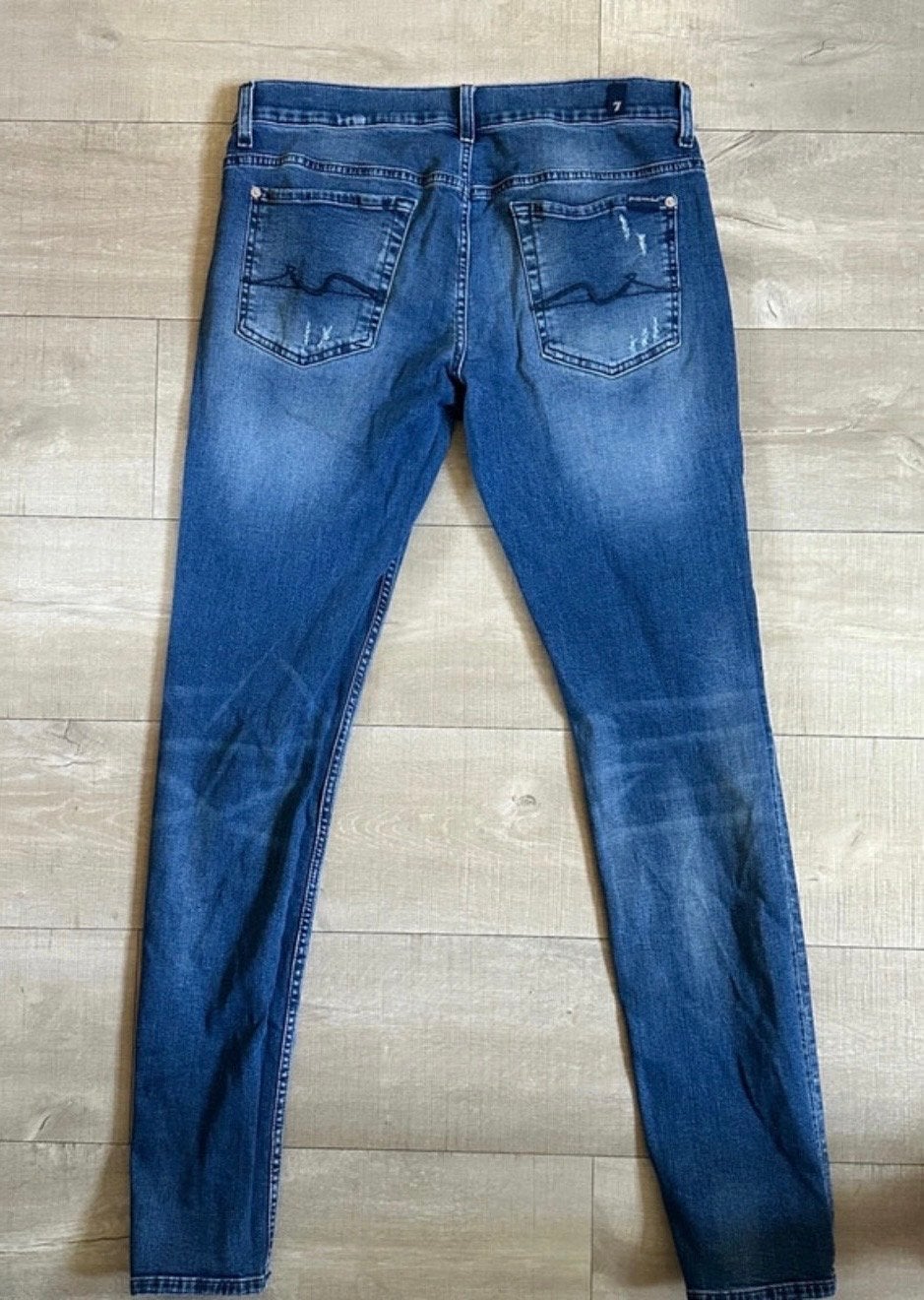 7 for all mankind jeans, Ophalen, Zo goed als nieuw, Blauw, W33 - W34 (confectie 48/50)