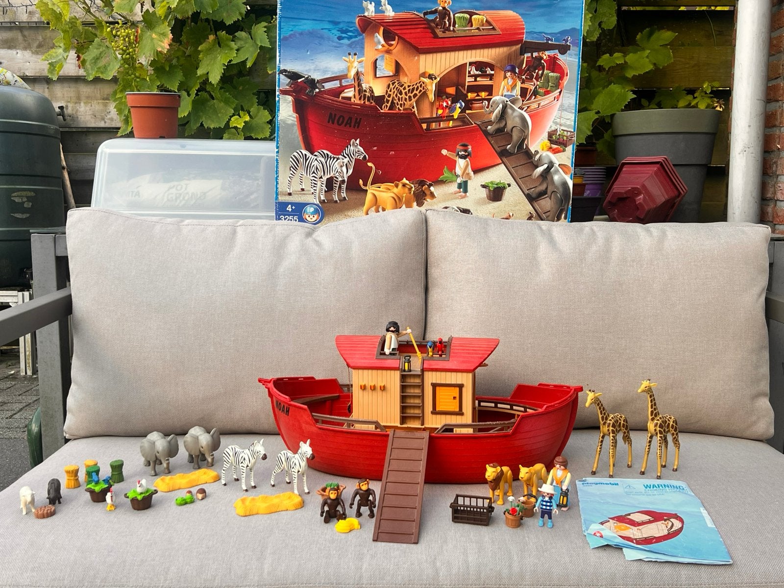 Playmobil ark van noah 3255, Ophalen of Verzenden, Zo goed als nieuw