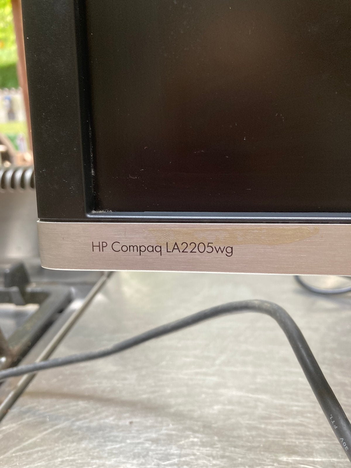 HP Compaq LA2205wg  22 inch beeldscherm, Computers en Software, Ophalen, Gebruikt, Overige typen, 22 inch