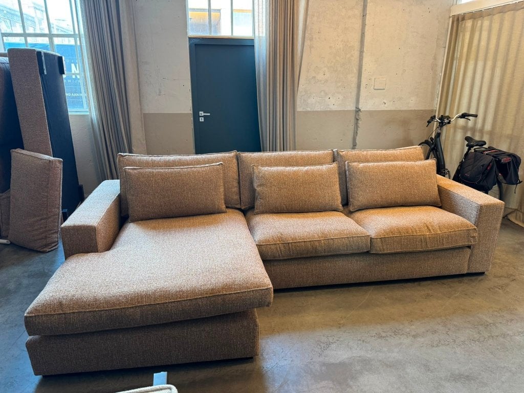 Hoekbank Annabelle l Whoon | Room108 l van €2763 voor €1599, Ophalen, 100 tot 125 cm, Hoekbank, Stof