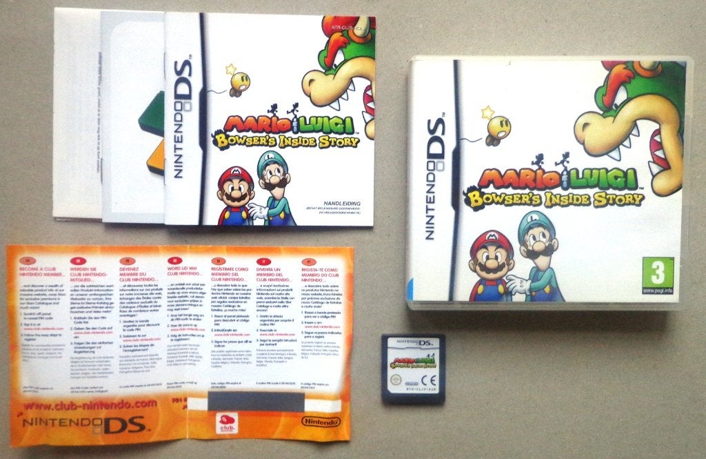 Mario & Luigi Bowsers Inside Story voor de Nintendo DS + VIP, Spelcomputers en Games, 1 speler, Ophalen of Verzenden, Zo goed als nieuw