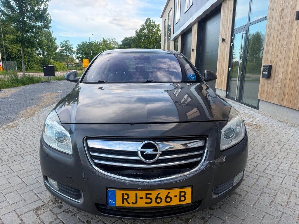 Opel Insignia 2.0 CDTI Executive (bj 2009) 161PK|AUTOMAAT|LE, Auto's, Opel, 15 km/l, Zwart, 4 cilinders, Leder