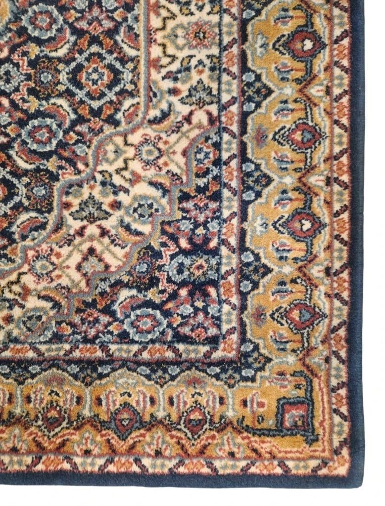 Vintage oosters wol vloerkleed Bidjar medallion 70x140cm, Huis en Inrichting, Gebruikt, 100 tot 150 cm, Onbekend, Klassiek, Perzisch, Traditioneel