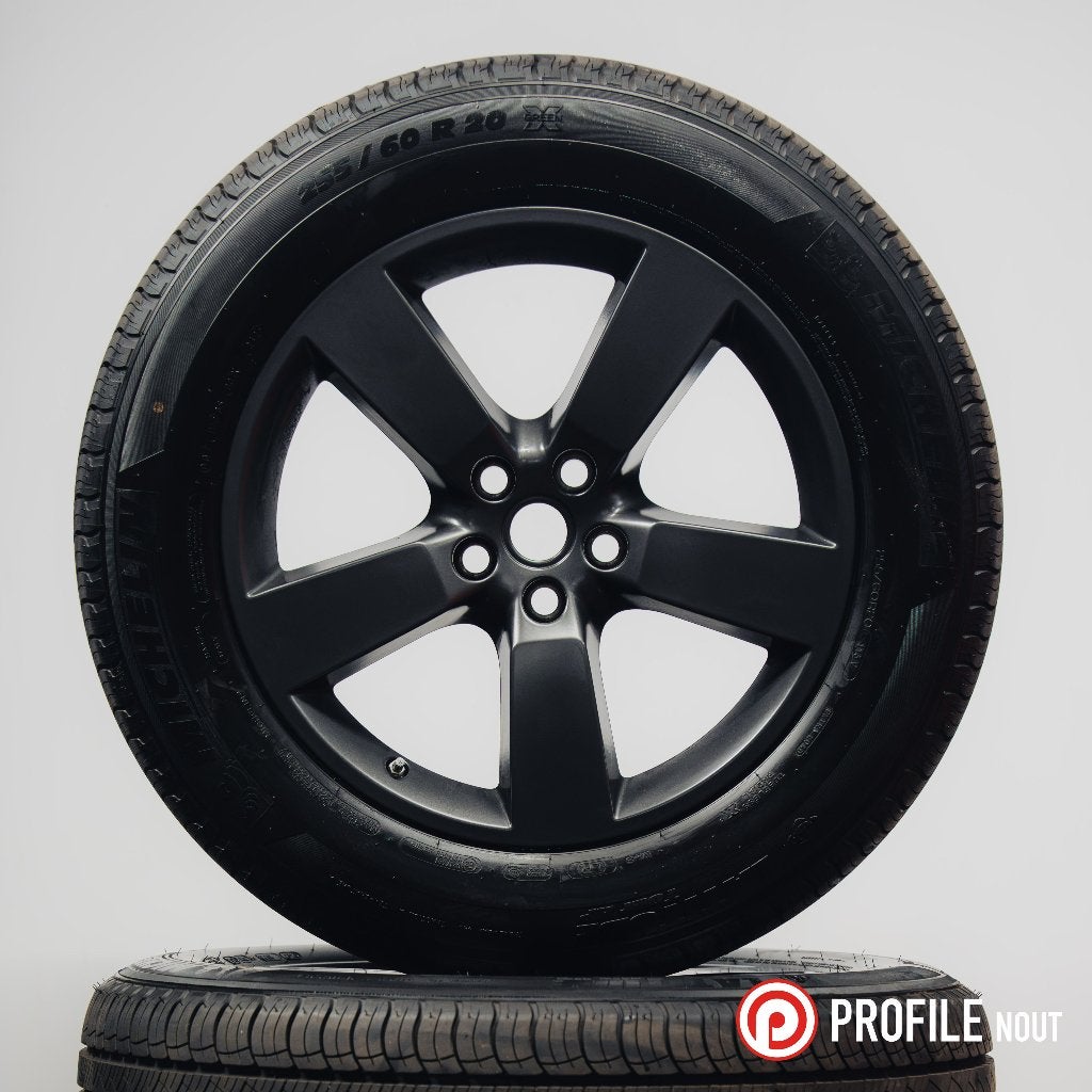 Land Rover Defender L663 20 inch velgen + Michelin banden, Ophalen, Gebruikt, 255 mm, Banden en Velgen