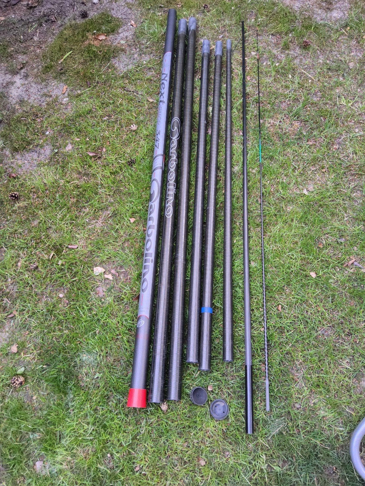 Carbolino carp wedstrijd hengel 11.00m witvis karper, Ophalen, Vaste hengel