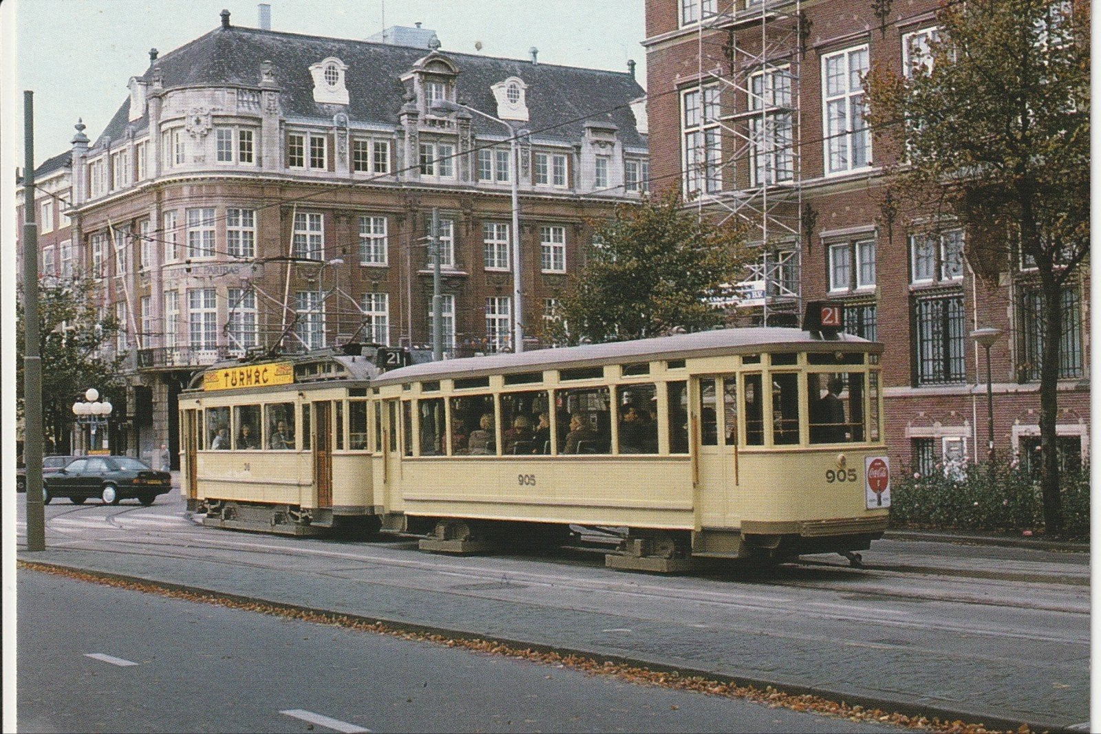 DEN HAAG LANGE VIJVERBERG HERBOREN AANHANGWAGEN OP LIJN 12, Ophalen of Verzenden, 1980 tot heden, Ongelopen, Zuid-Holland
