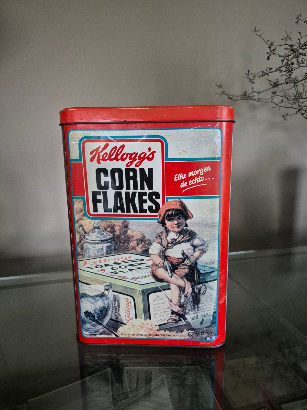 kellogg's corn flakes blik, Verzamelen, Ophalen of Verzenden
