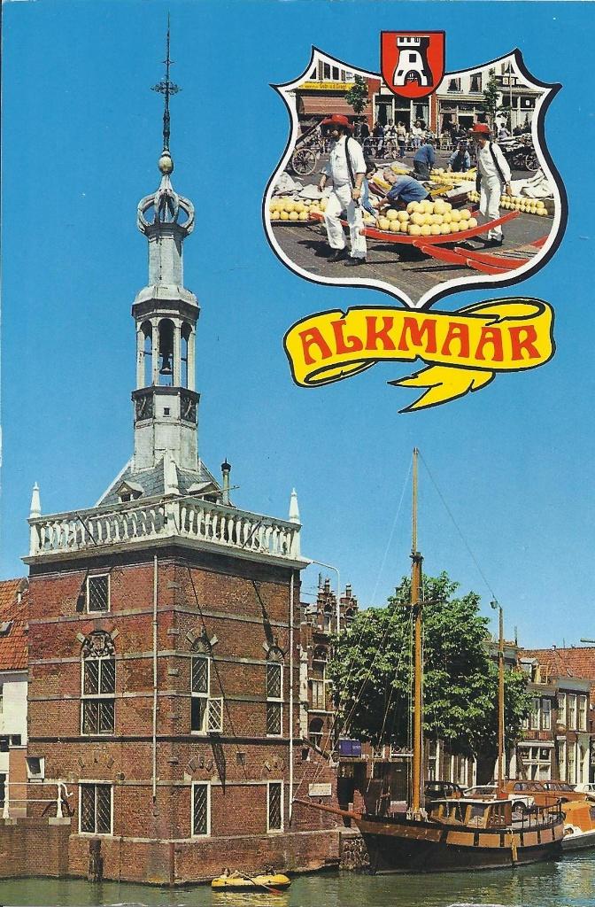 Alkmaar Accijnstoren Ongelopen Ansichtkaart ( 8854 ), Ophalen of Verzenden, 1980 tot heden, Ongelopen, Noord-Holland