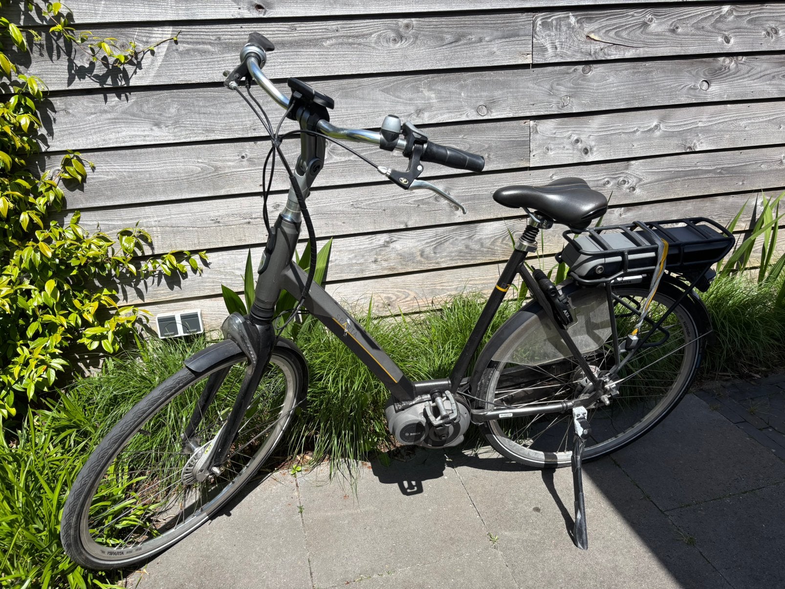 Sparta B2 elektrische fiets met Bosch middenmoter, Ophalen, Sparta, Gebruikt, 50 km per accu of meer