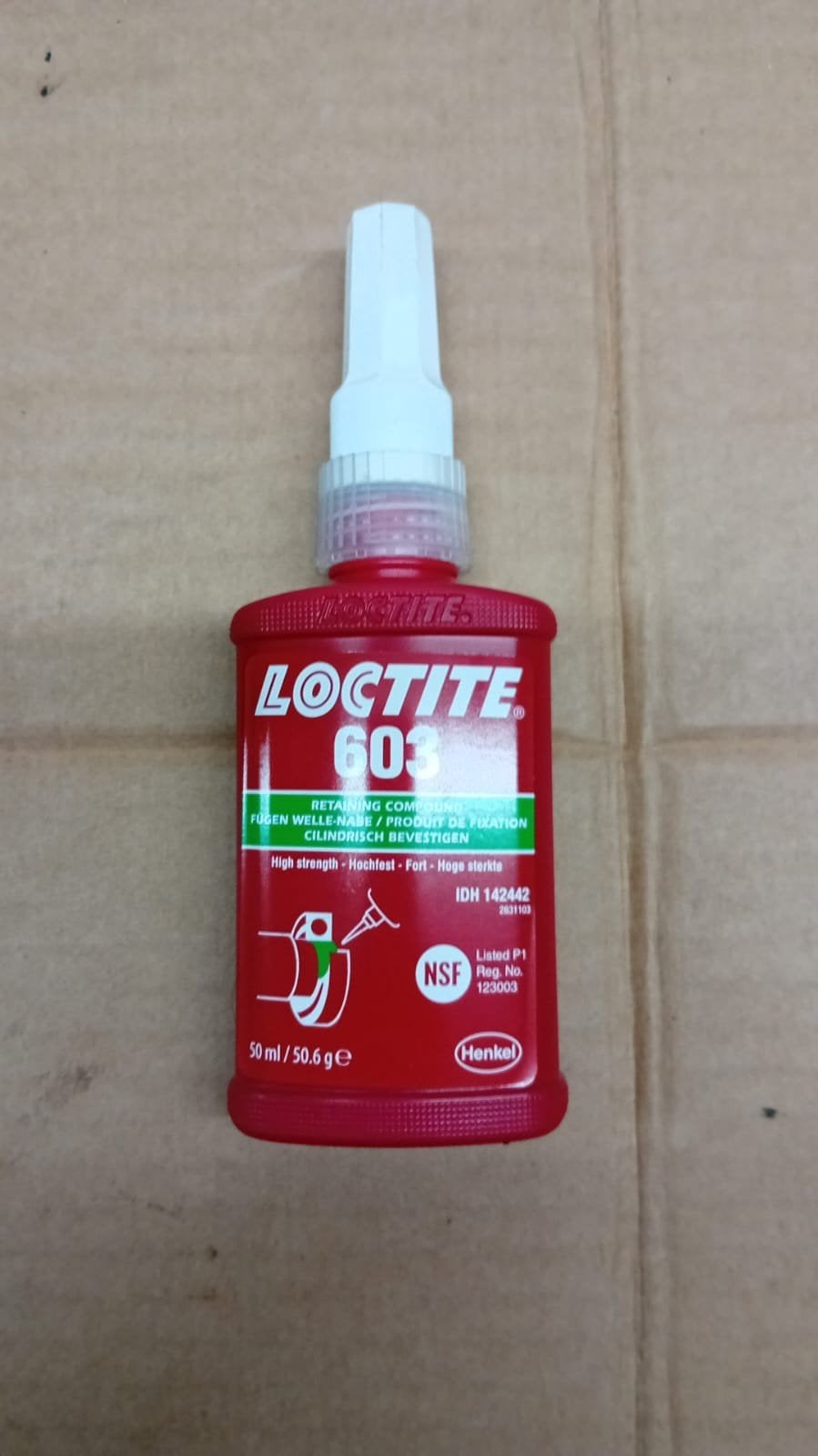 Nieuwe en dichte fles Loctite 603 borgmiddel 50ml, Ophalen of Verzenden, Nieuw