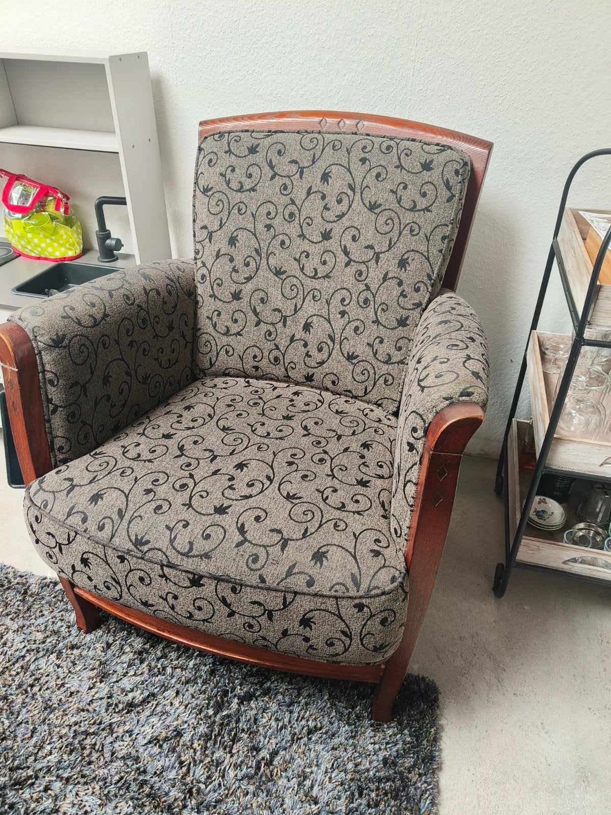 Twee comfortabele relaxstoelen, Ophalen, Hout, Gebruikt, Twee