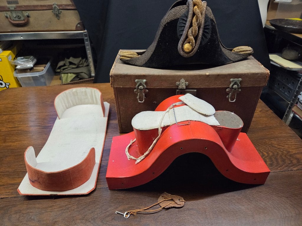 Keizerlijke Japanese Marine IJN Bicorne Officier Hoed Pet, Verzenden, Marine, Azië, Kleding of Schoenen
