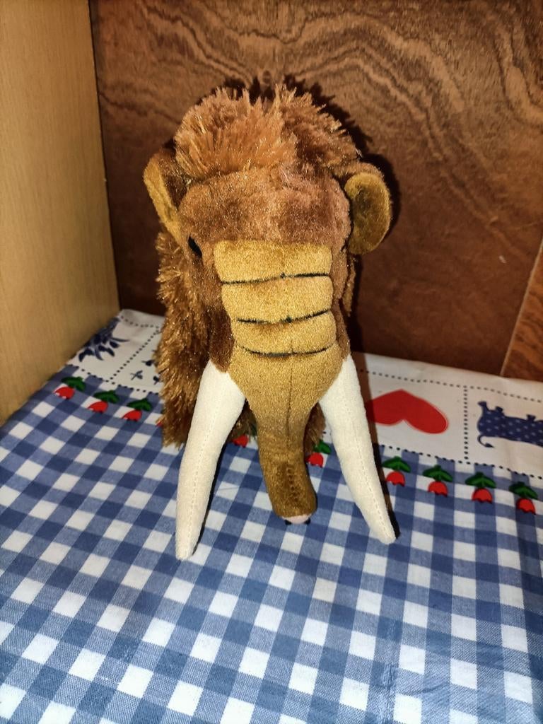 Mammoet knuffel 24 cm breed, Ophalen of Verzenden, Zo goed als nieuw, Overige typen