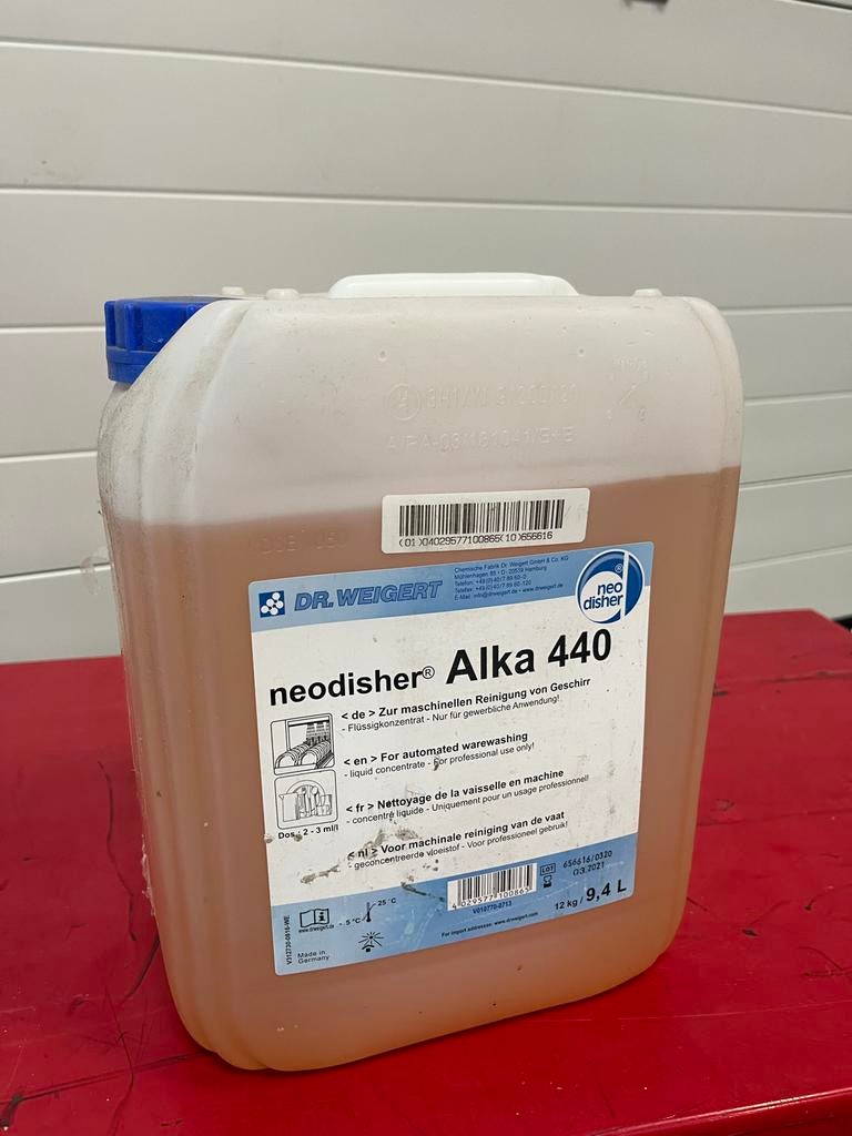 Neodisher Alka 440 vloeibaar vaatwasmiddel 9,4 liter, Ophalen, Nieuw