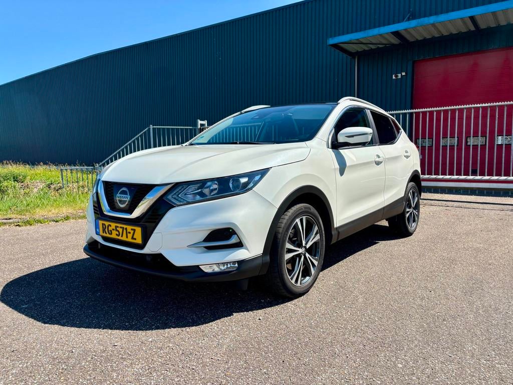 Nissan Qashqai 1.2 N-Connecta AUTOMAAT NWE. DISTRIBUTIE EN A, Auto's, Gebruikt, 4 cilinders, 116 pk, Wit