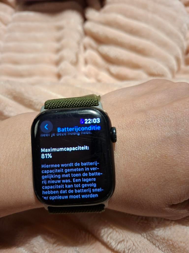 Apple Watch Series 7 GPS + Cellular, Apple Watch ⌚️, Zwart, IOS, Ophalen of Verzenden