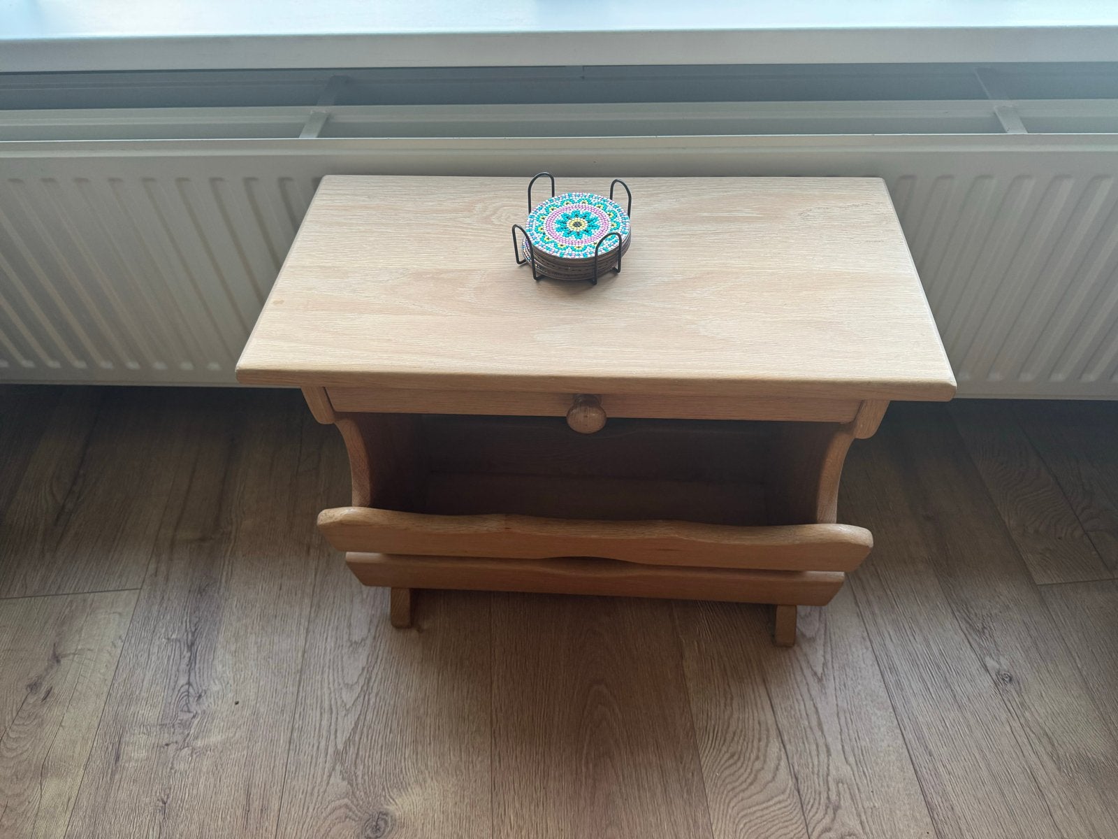Houten Lectuurbak - 60x30x50 cm, Gebruikt, Lectuurbak, Ophalen of Verzenden, Met lade