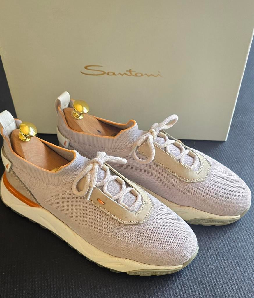 Santoni sneakers maat 41 in goede staat, Ophalen of Verzenden, Gedragen, Santoni, Sneakers of Gympen