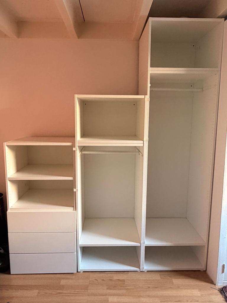 Grote modulaire kledingkast, Ophalen, Zo goed als nieuw, 50 tot 75 cm, 200 cm of meer