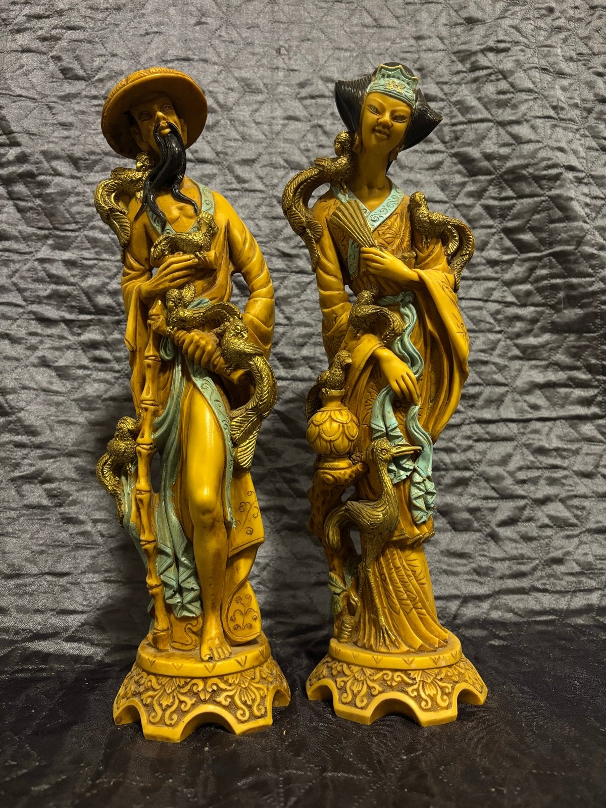 Vintage Beelden van Kunsthars, Jaren '70, Overige onderwerpen, Kunststof, Ophalen of Verzenden, Handgemaakt