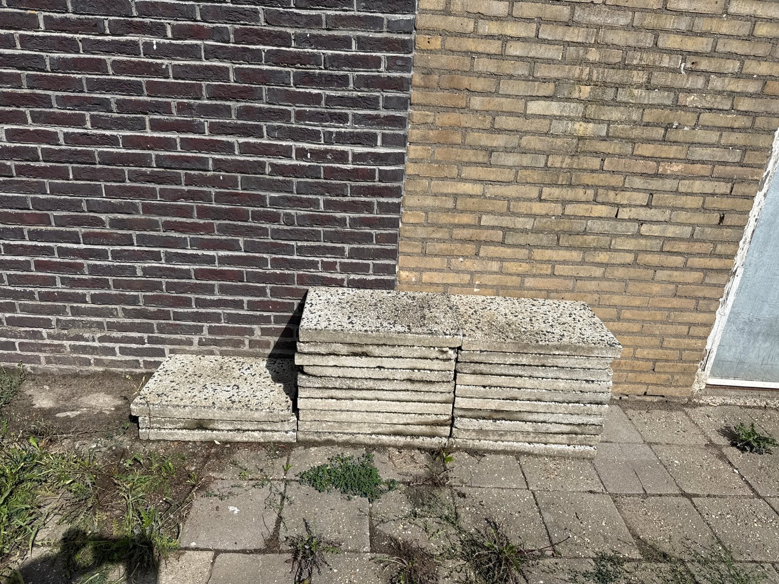 Gebruikte terrastegels van beton, 10 m² of meer, Gebruikt, Ophalen of Verzenden, 10 m² of meer, Beton