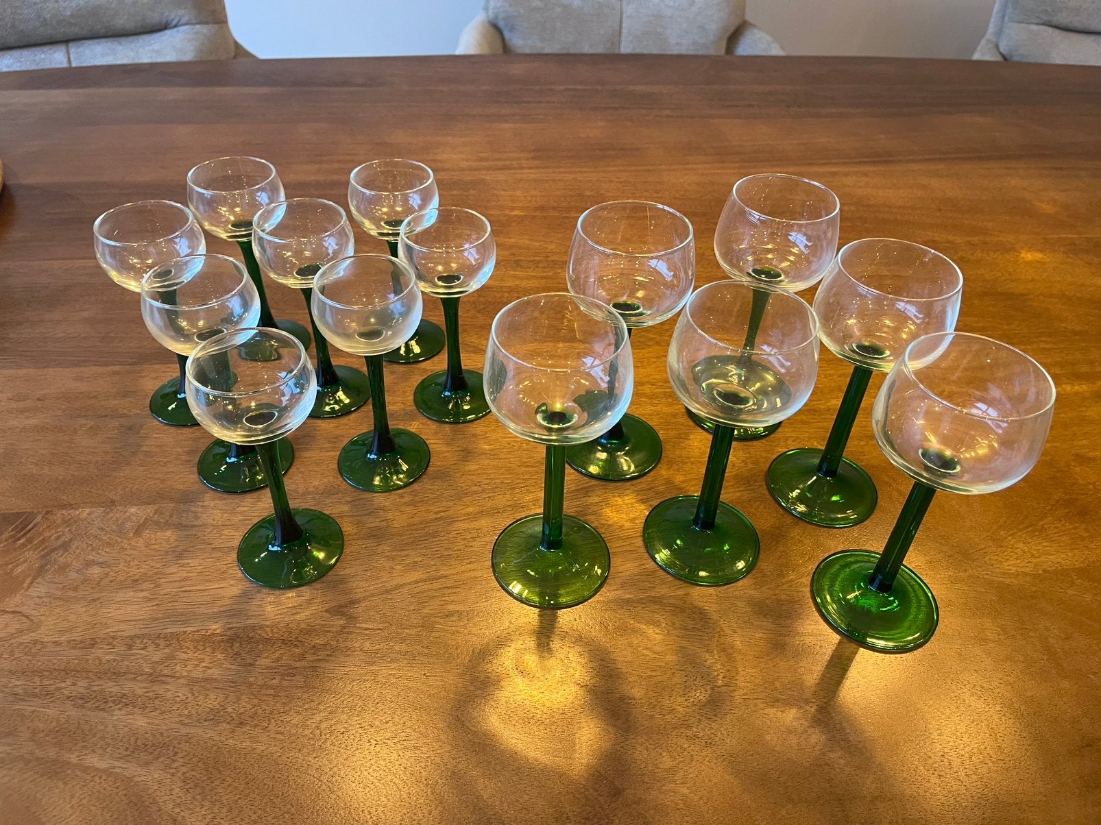 Grote set vintage Luminarc France wijnglazen portglazen ‘70), Ophalen of Verzenden, Overige typen