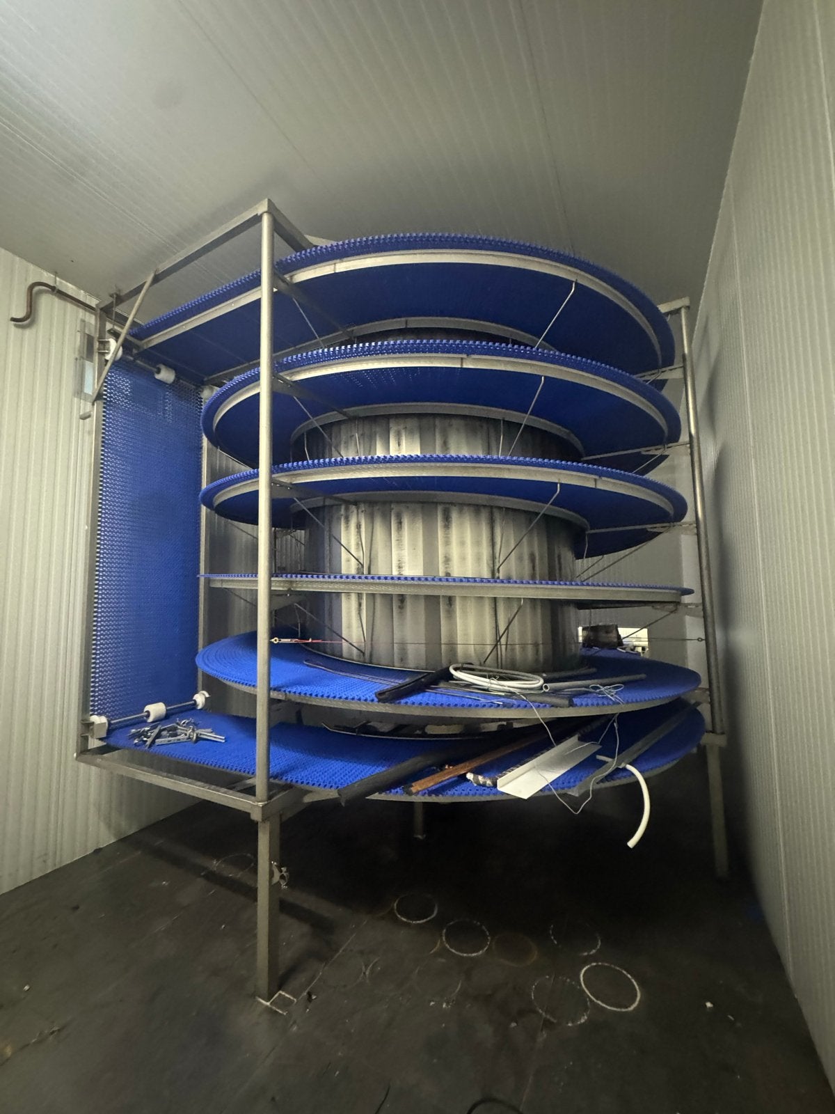 Industriële RVS Spiraalvriezer - Advanced Food Systems, Ophalen of Verzenden