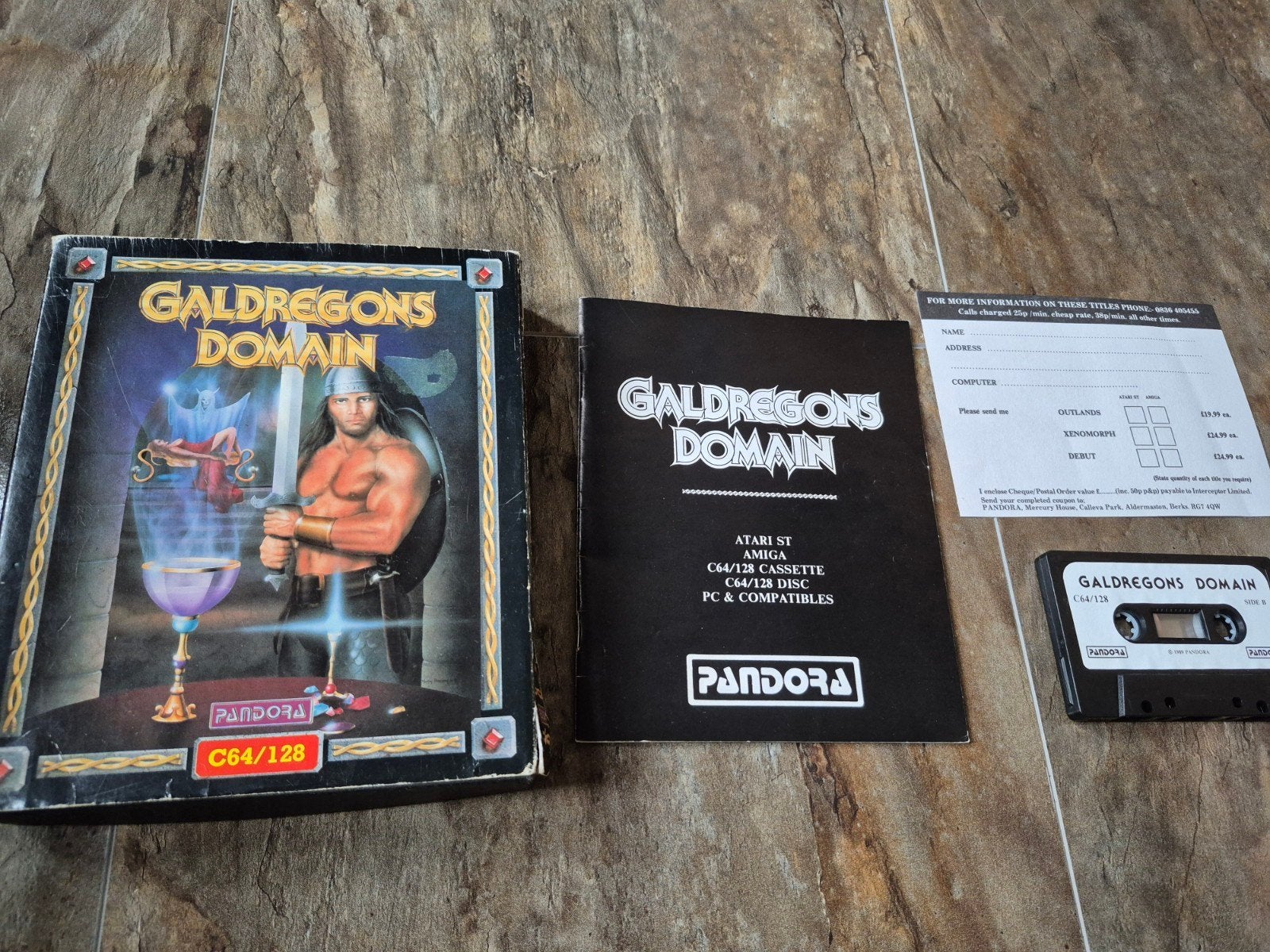 Galdregons Domain C64/128 Cassette, Avontuur en Actie, Gebruikt, 1 speler, Ophalen of Verzenden
