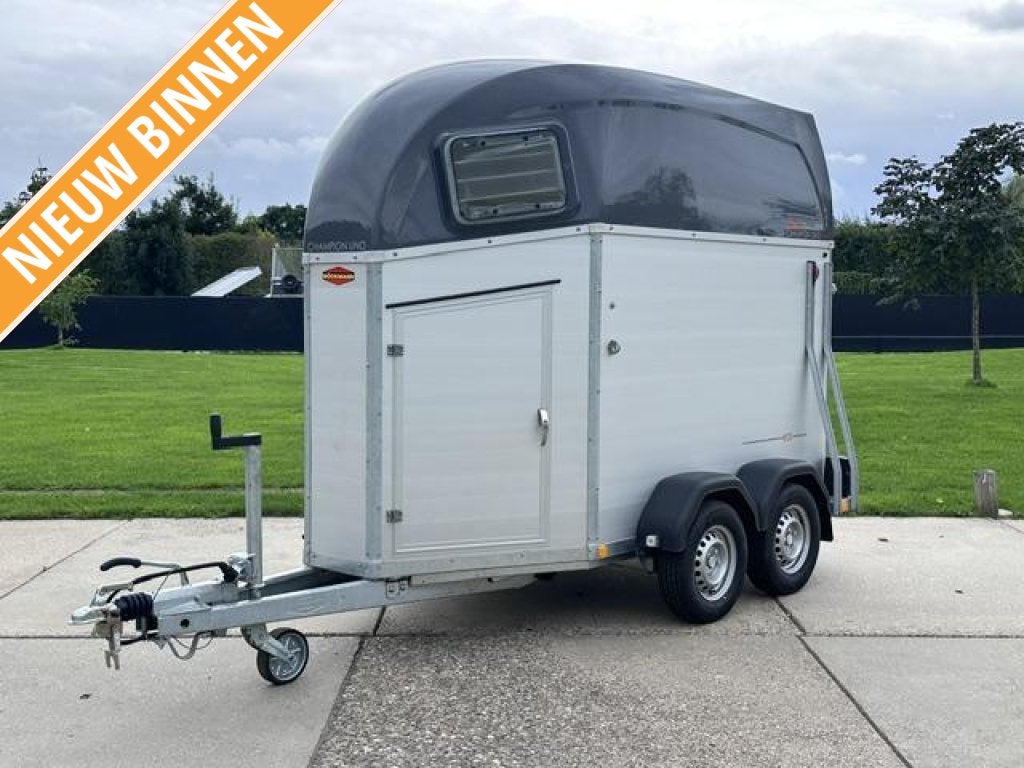 Bockmann 1,5 paardentrailer met Zadelkamer NIEUWSTAAT, Dieren en Toebehoren, Nieuw, Aluminium, 1½-paards trailer
