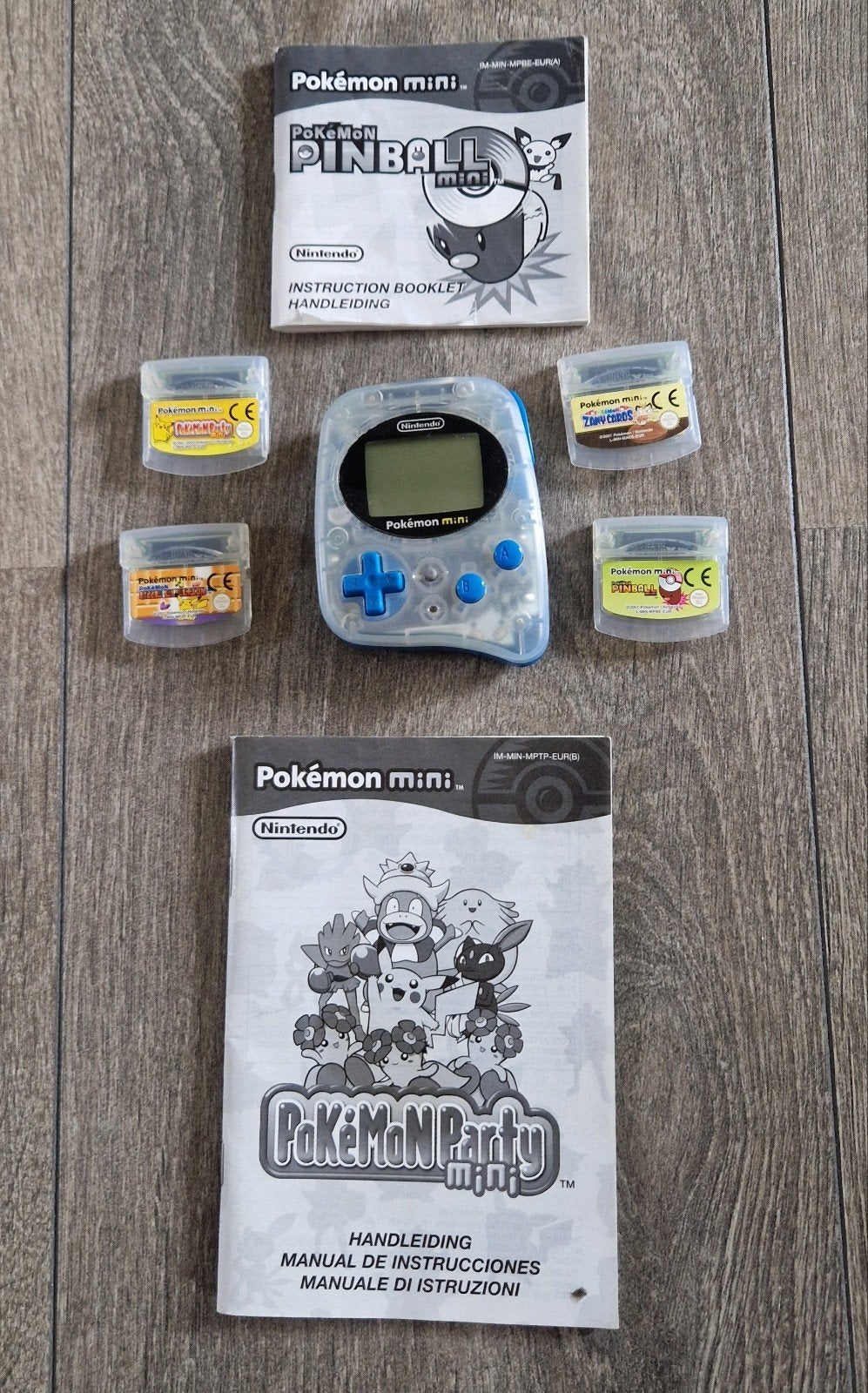 Pokemon Mini Met 4 Spellen, Ophalen of Verzenden, Zo goed als nieuw