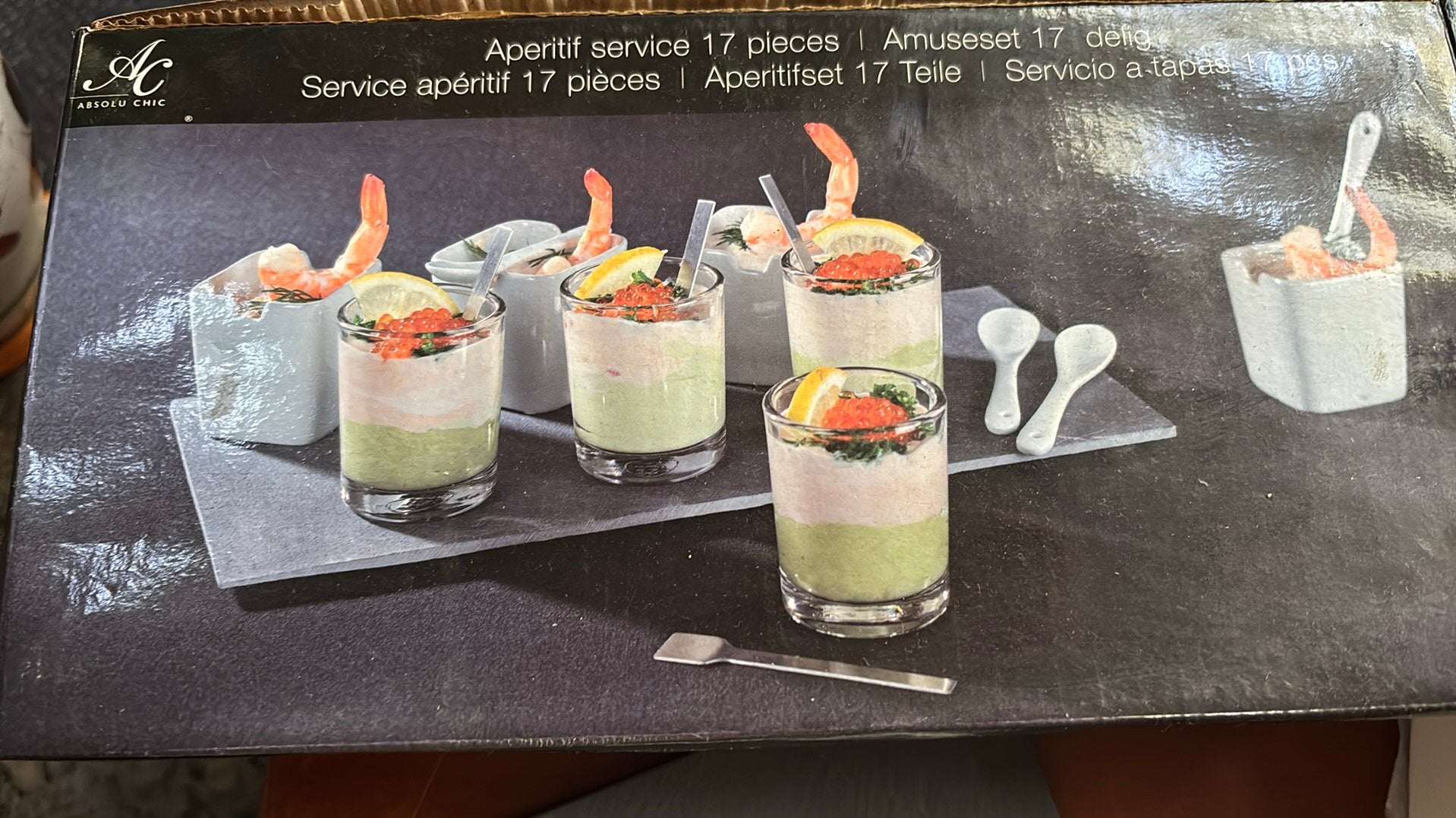 Amuseset.17 delig., Ophalen of Verzenden, Nieuw, Overige stijlen