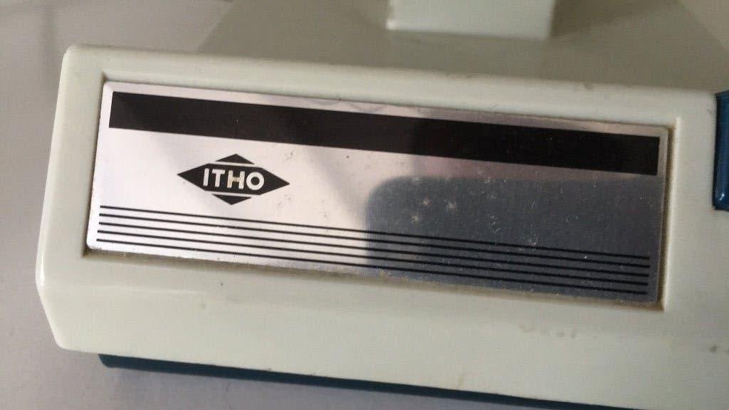 Vintage ITHO Tafelventilator - Wit/Blauw - Werkt Perfect, Ophalen of Verzenden, Gebruikt, Tafelventilator