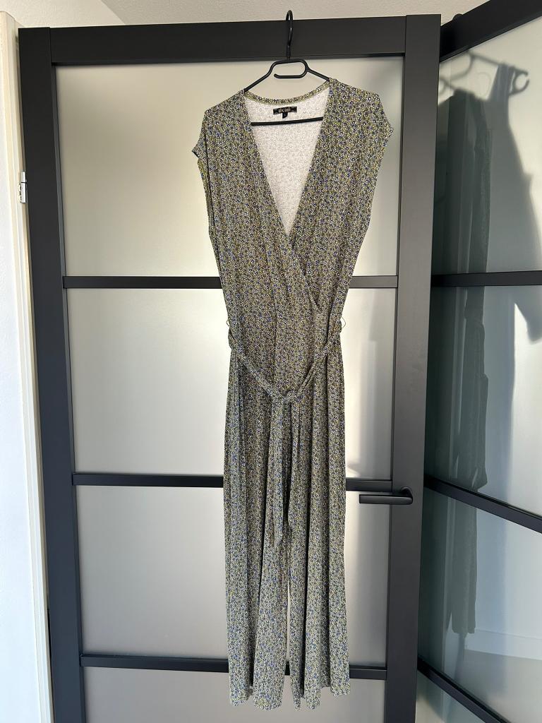 King Louie maat L Mary jumpsuit broekpak 3080, Blauw, Maat 42/44 (L), Ophalen of Verzenden, Zo goed als nieuw
