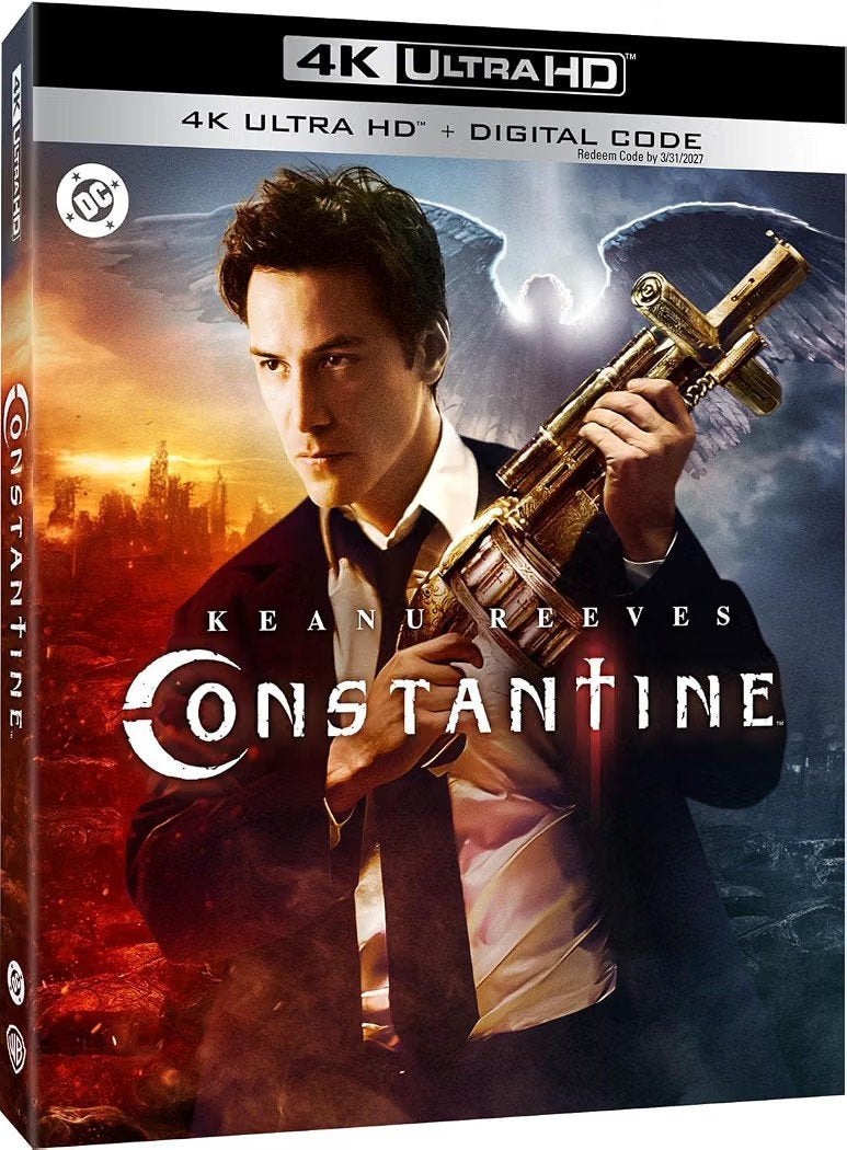 Constantine 4K UHD Blu-Ray USA NLO (Geseald) IMDb 7.1, Engels, Vanaf 16 jaar, Film, Nederlands