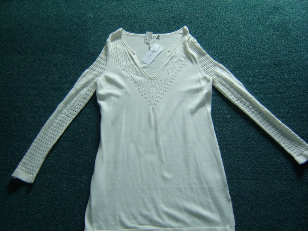 Tuniek Soap Studio Frits Klaarenbeek maat 40, Ophalen of Verzenden, Zo goed als nieuw, Maat 38/40 (M), Wit