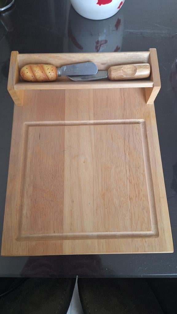 Kaasplank met mesjes, Ophalen of Verzenden, Zo goed als nieuw