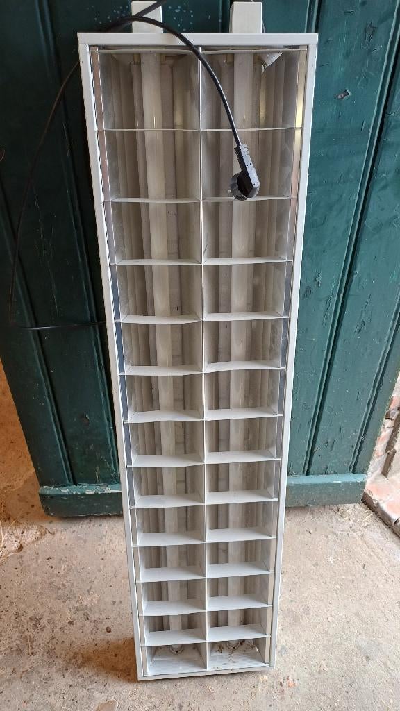 Dubbele TL balk, Ophalen, Gebruikt, Minder dan 50 watt, Lamp met armatuur
