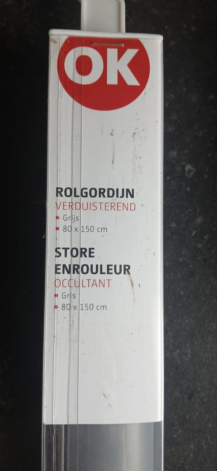 verduisterend rolgordijn 2x, Gevelraam of Ruit, Verzenden, 80 tot 120 cm, 120 tot 160 cm
